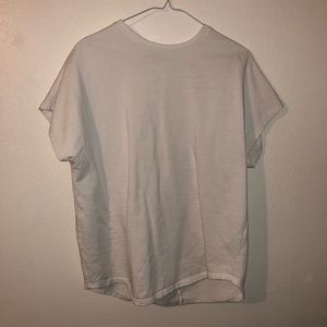 Forever 21 White Long Fit Shirt